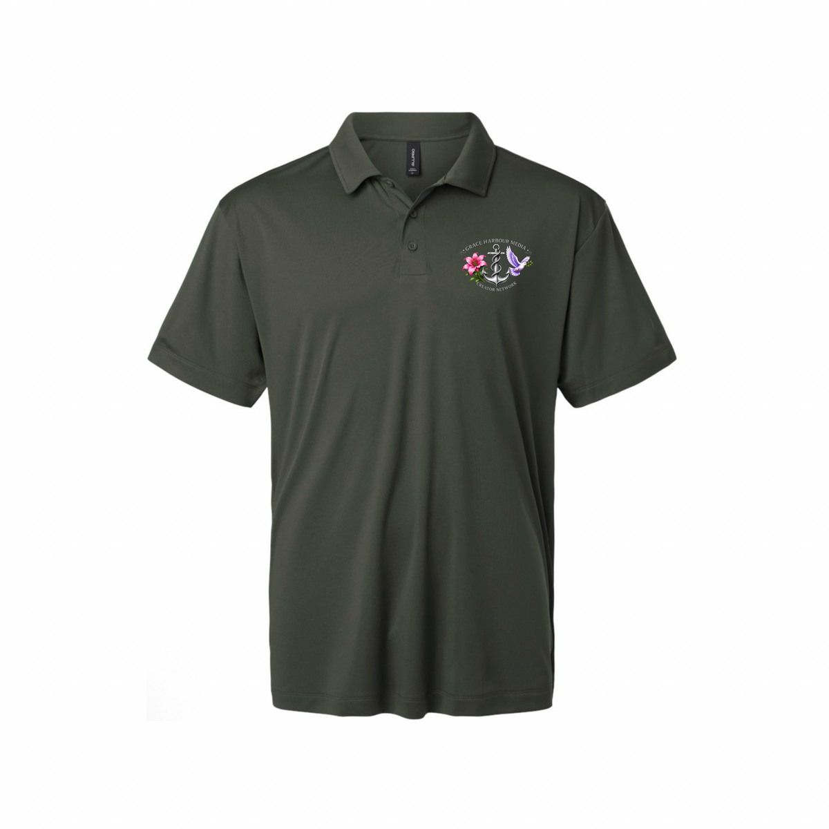Polo with Silver Anchor