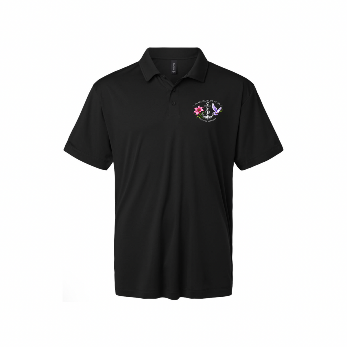 Polo with Silver Anchor