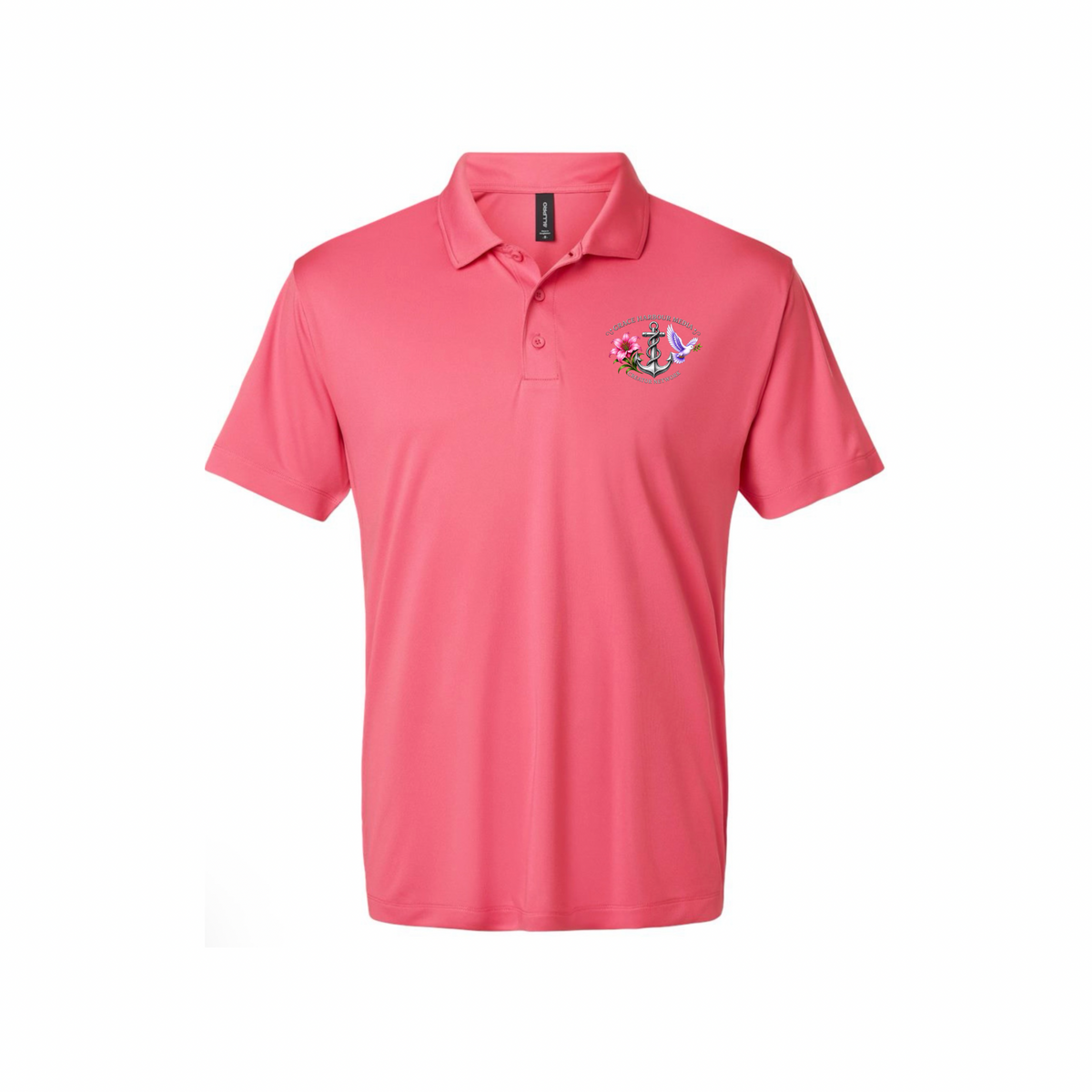 Polo with Silver Anchor